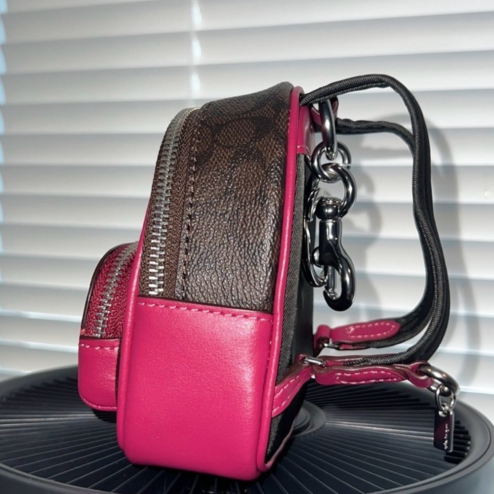Coach Mini Backpack Keychain - Picture 5 of 9